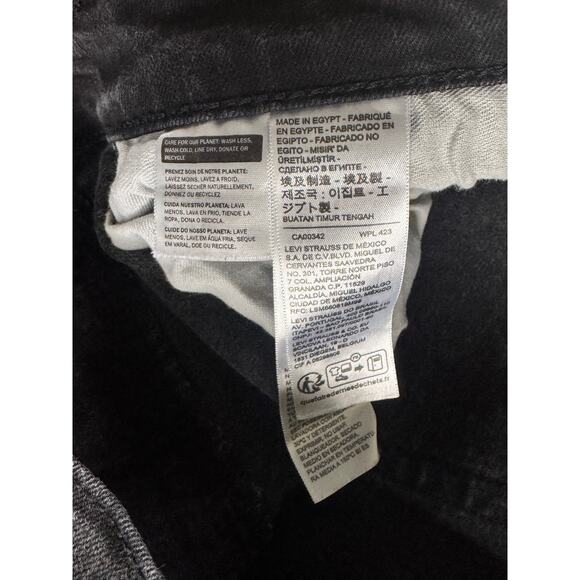 Levi's Strauss 502 Black Jeans Men W36xL32 - Picture 3 of 6